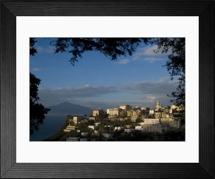 Framed Print : View over the town of Vico Equense Framed Print : View over the town of Vico Equense