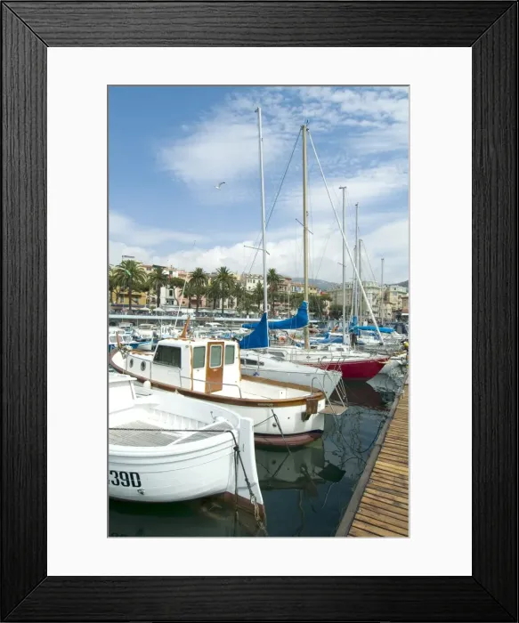 Framed Print : Old Port and marina Framed Print : Old Port and marina