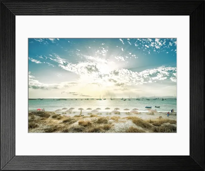 Framed Print : Formentera beach, Balearic Islands, Spain, Mediterranean, Europe Framed Print : Formentera beach, Balearic Islands, Spain, Mediterranean, Europe