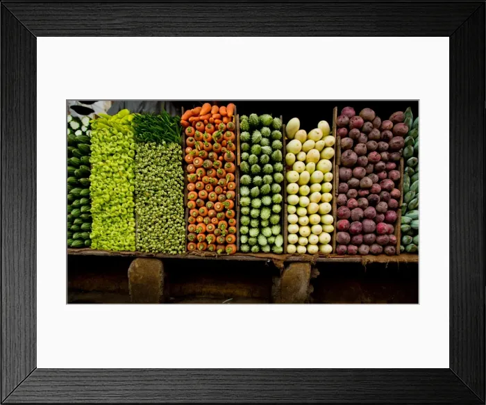 Framed Print : Vegetables for sale, Sri Lanka, Asia Framed Print : Vegetables for sale, Sri Lanka, Asia