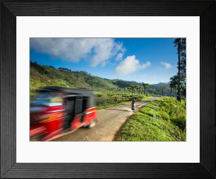 Framed Print : Tuk tuk, Haputale, Sri Lanka, Asia Framed Print : Tuk tuk, Haputale, Sri Lanka, Asia