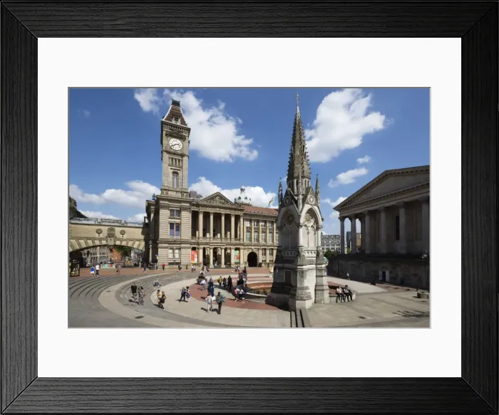 Framed Print : Birmingham Museum and Art Gallery and Town Hall, Chamberlain Square, Birmingham, West Midlands Framed Print : Birmingham Museum and Art Gallery and Town Hall, Chamberlain Square, Birmingham, West Midlands