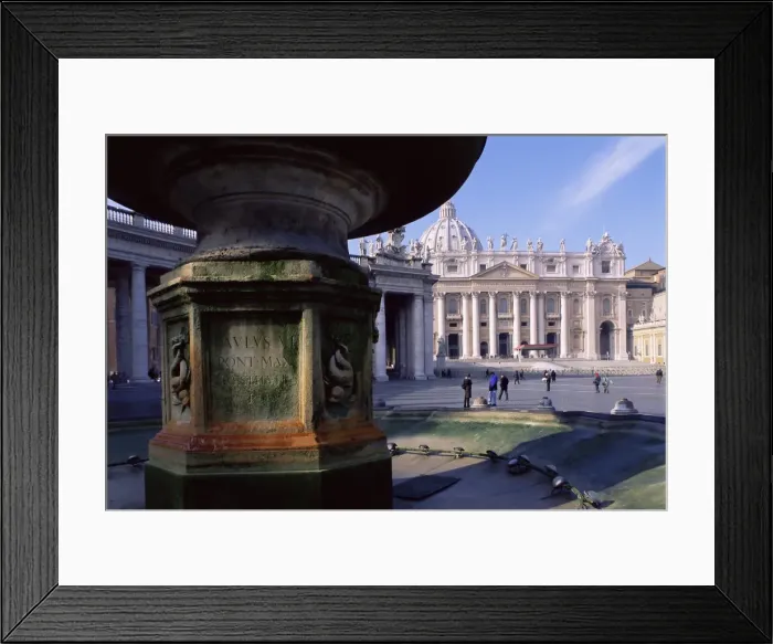 Framed Print : St. Peters Square, and St Framed Print : St. Peters Square, and St