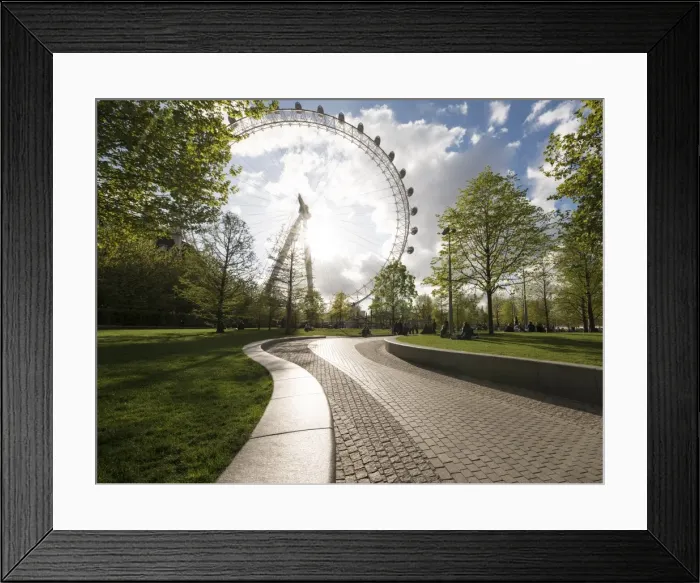 Framed Print : London Eye, South Bank, London, England, United Kingdom, Europe