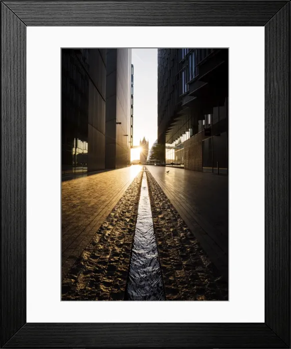 Framed Print : Sunrise from More London Place, London, England, United Kingdom, Europe Framed Print : Sunrise from More London Place, London, England, United Kingdom, Europe