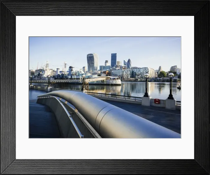 Framed Print : View of City from More London Place, London, England, United Kingdom, Europe Framed Print : View of City from More London Place, London, England, United Kingdom, Europe