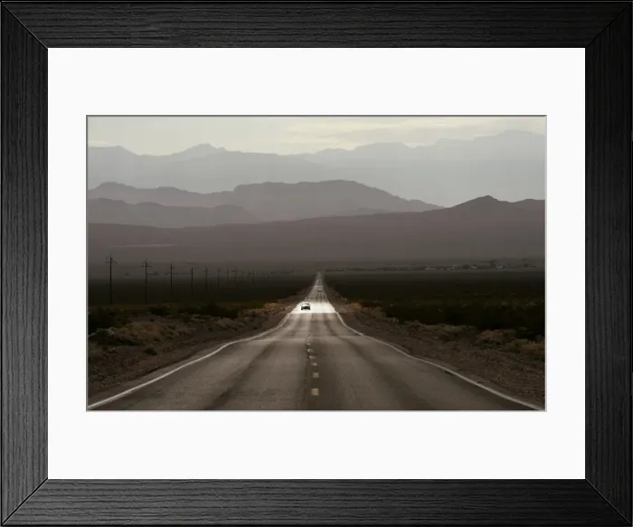 Framed Print : Highway 190 through Death Valley National Park, California, United States of America Framed Print : Highway 190 through Death Valley National Park, California, United States of America