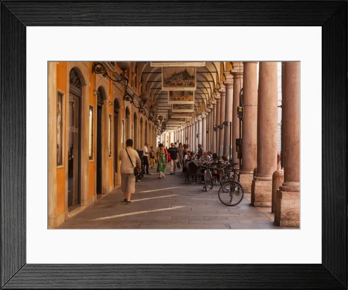Framed Print : Via Emilia Centro in Modena, Emilia-Romagna, Italy, Europe Framed Print : Via Emilia Centro in Modena, Emilia-Romagna, Italy, Europe