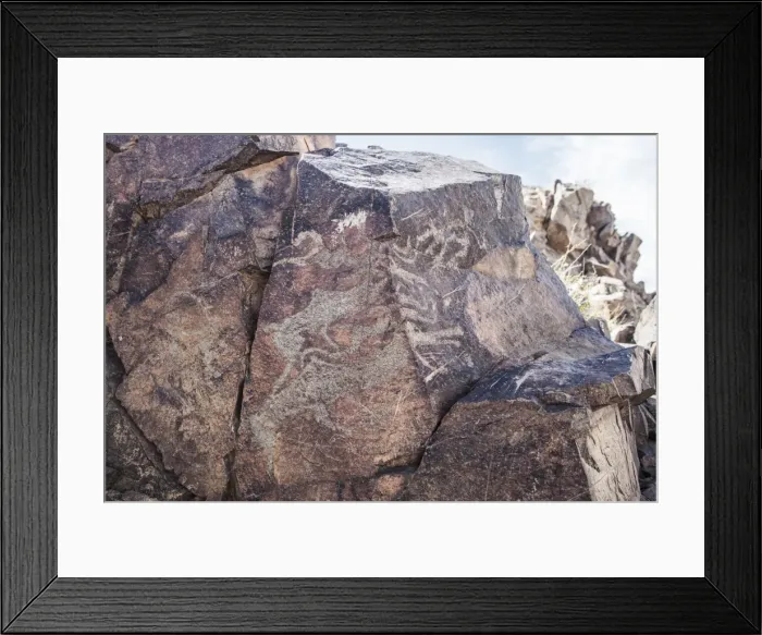 Framed Print : Deer stones (also known as reindeer stones), ancient megaliths carved with symbols Framed Print : Deer stones (also known as reindeer stones), ancient megaliths carved with symbols