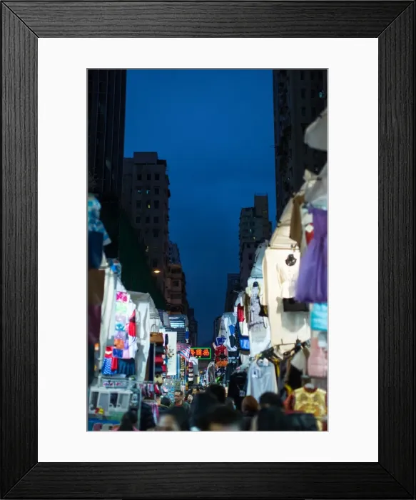 Framed Print : Temple Street, Kowloon, Hong Kong, China, Asia Framed Print : Temple Street, Kowloon, Hong Kong, China, Asia