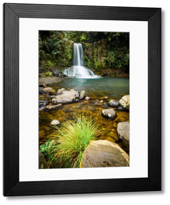 Framed Print : Waiau Falls, Coromandel Peninsula, North Island, New Zealand, Pacific Framed Print : Waiau Falls, Coromandel Peninsula, North Island, New Zealand, Pacific