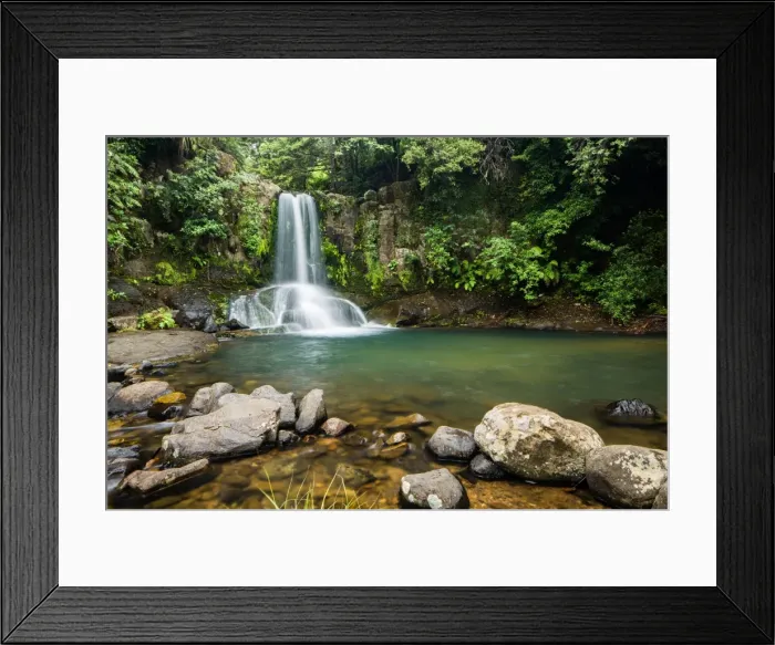 Framed Print : Waiau Falls, Coromandel Peninsula, North Island, New Zealand, Pacific Framed Print : Waiau Falls, Coromandel Peninsula, North Island, New Zealand, Pacific