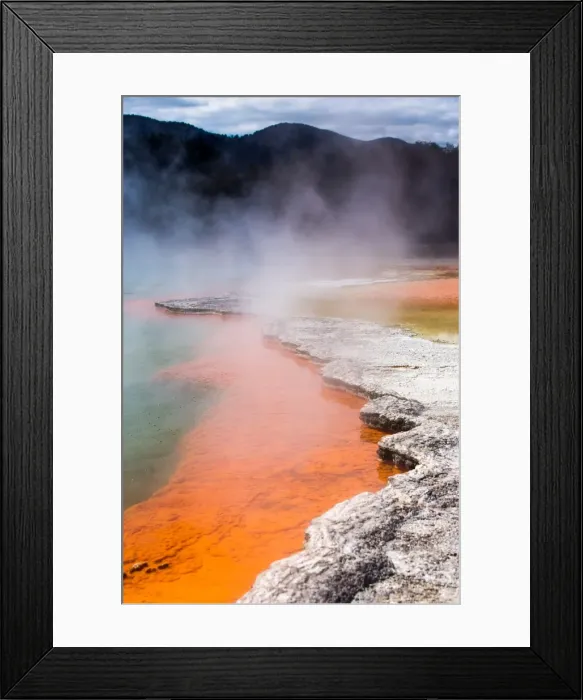 Framed Print : Wai-O-Tapu Thermal Wonderland, Rotorua, North Island New Zealand, Pacific Framed Print : Wai-O-Tapu Thermal Wonderland, Rotorua, North Island New Zealand, Pacific