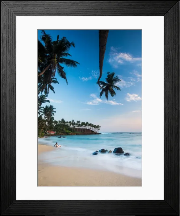 Framed Print : Tourist at Mirissa Beach, Matara District, Southern Province, Sri Lanka, Asia Framed Print : Tourist at Mirissa Beach, Matara District, Southern Province, Sri Lanka, Asia