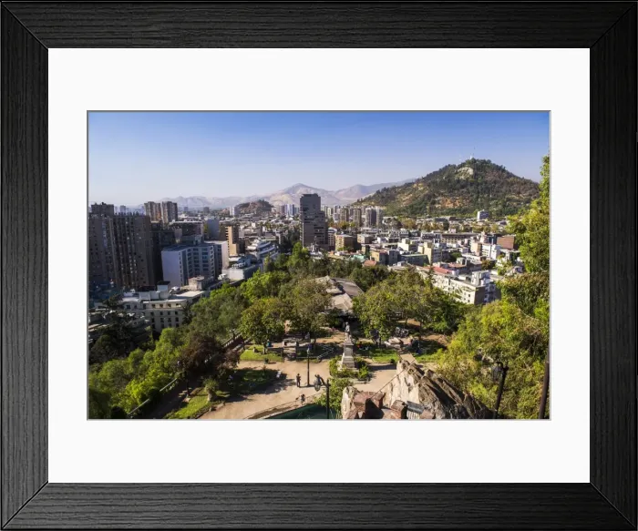 Framed Print : Cerro Santa Lucia (Santa Lucia Park Hill), Santiago, Santiago Province, Chile, South Framed Print : Cerro Santa Lucia (Santa Lucia Park Hill), Santiago, Santiago Province, Chile, South