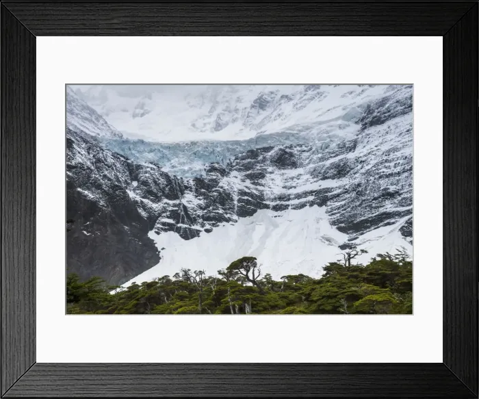 Framed Print : Glaciar Frances, French Valley (Valle Frances), Torres del Paine National Park, Patagonia Framed Print : Glaciar Frances, French Valley (Valle Frances), Torres del Paine National Park, Patagonia