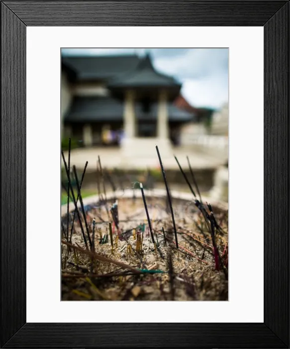 Framed Print : Incense, Kandy, Sri Lanka, Asia Framed Print : Incense, Kandy, Sri Lanka, Asia