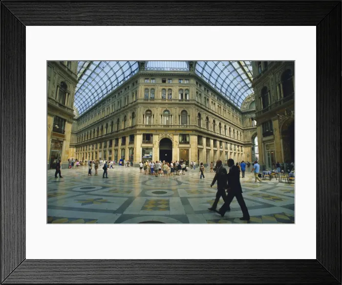 Framed Print : Gallery Umberto I Framed Print : Gallery Umberto I