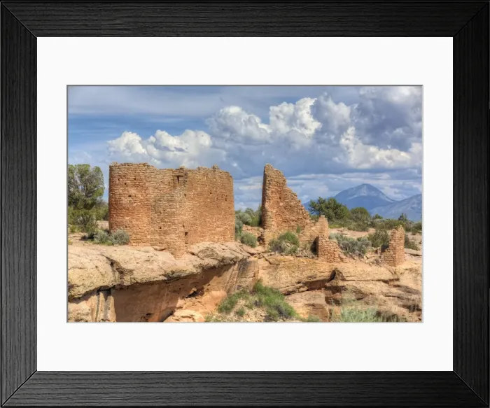 Framed Print : Hovenweep Castle, Square Tower Group, Anasazi Ruins, dating from AD1230 to 1275 Framed Print : Hovenweep Castle, Square Tower Group, Anasazi Ruins, dating from AD1230 to 1275
