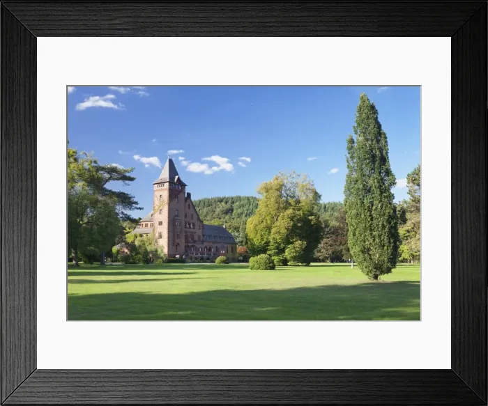 Framed Print : Saareck Castle, Mettlach, Saarland, Germany, Europe Framed Print : Saareck Castle, Mettlach, Saarland, Germany, Europe