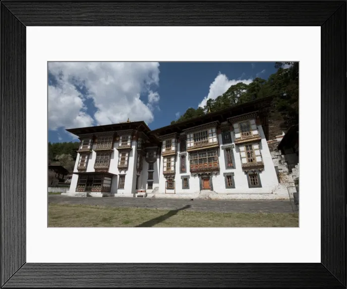 Framed Print : Kurjey Lakhang, the final resting place of the first three kings of Bhutan, Bumthang Valley Framed Print : Kurjey Lakhang, the final resting place of the first three kings of Bhutan, Bumthang Valley