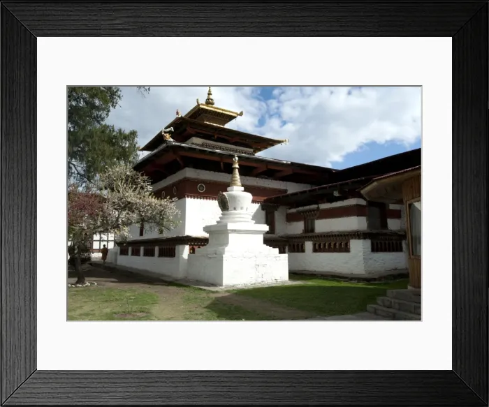 Framed Print : Dumtse Lakhang Bhuddist temple, built in 1433, Paro, Bhutan, Asia Framed Print : Dumtse Lakhang Bhuddist temple, built in 1433, Paro, Bhutan, Asia