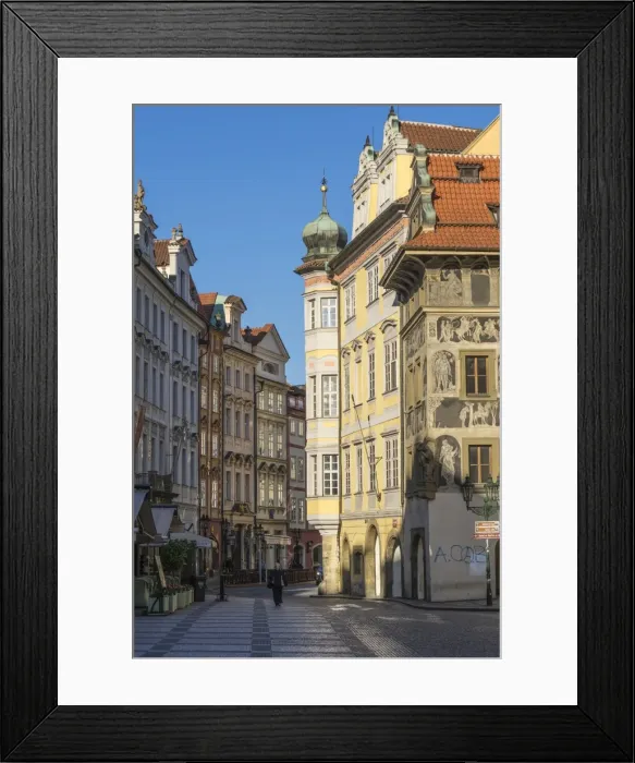 Framed Print : Quiet street in the Old Town, UNESCO World Heritage Site, early morning, Prague, Czech Republic Framed Print : Quiet street in the Old Town, UNESCO World Heritage Site, early morning, Prague, Czech Republic