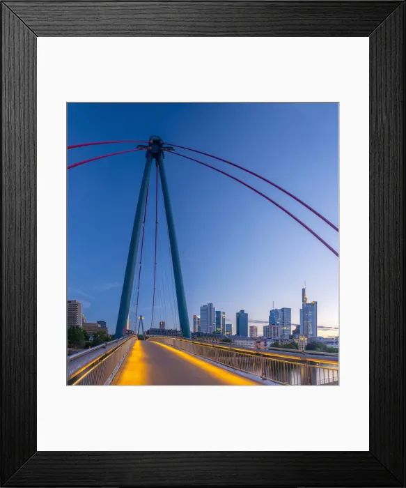 Framed Print : City skyline across River Main, Frankfurt am Main, Hesse, Germany, Europe Framed Print : City skyline across River Main, Frankfurt am Main, Hesse, Germany, Europe
