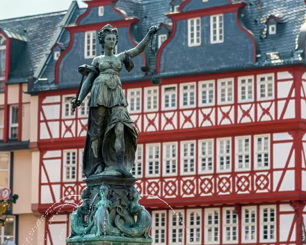 Altstadt (Old Town), Romerberg, Frankfurt am Main, Hesse, Germany, Europe