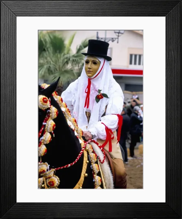 Framed Print : Carnival, La Sartiglia Framed Print : Carnival, La Sartiglia