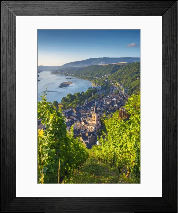 Framed Print : Church of St. Peter (Sankt Peter) (Peterskirche), Bacharach on the River Rhine, Rhineland Framed Print : Church of St. Peter (Sankt Peter) (Peterskirche), Bacharach on the River Rhine, Rhineland