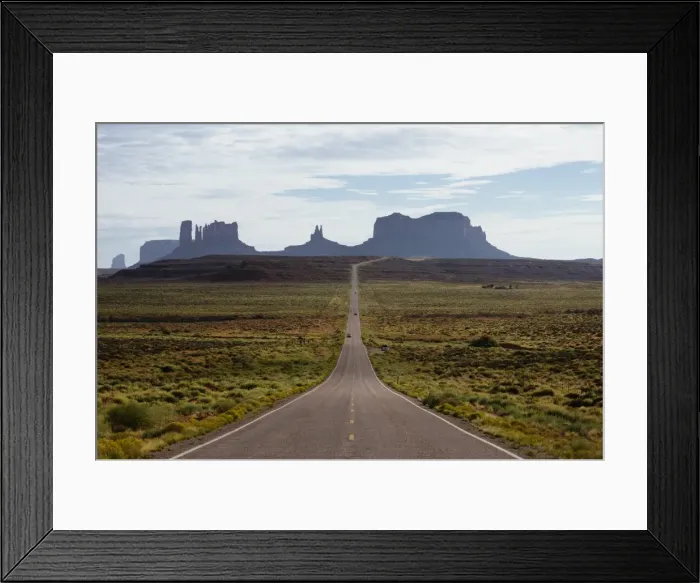 Framed Print : Highway 163 to Monument Valley, Utah, United States of America, North America Framed Print : Highway 163 to Monument Valley, Utah, United States of America, North America
