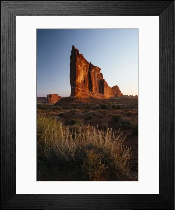Framed Print : Courthouse Towers at dawn, Arches National Park, Utah, United States of America Framed Print : Courthouse Towers at dawn, Arches National Park, Utah, United States of America