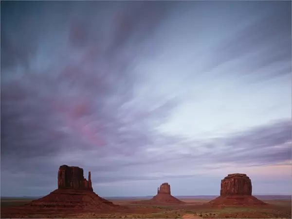 The Mittens and Merrick Butte, Monument Valley Navajo Tribal Park, Utah, United States of America