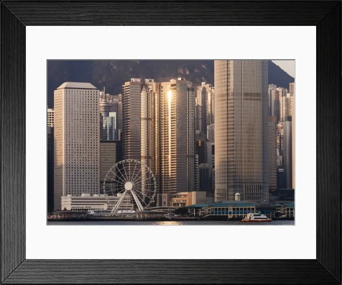 Framed Print : Dawn over Hong Kong Central skyline, Avenue of Stars, Tsim Sha Tsui Waterfront, Kowloon Framed Print : Dawn over Hong Kong Central skyline, Avenue of Stars, Tsim Sha Tsui Waterfront, Kowloon