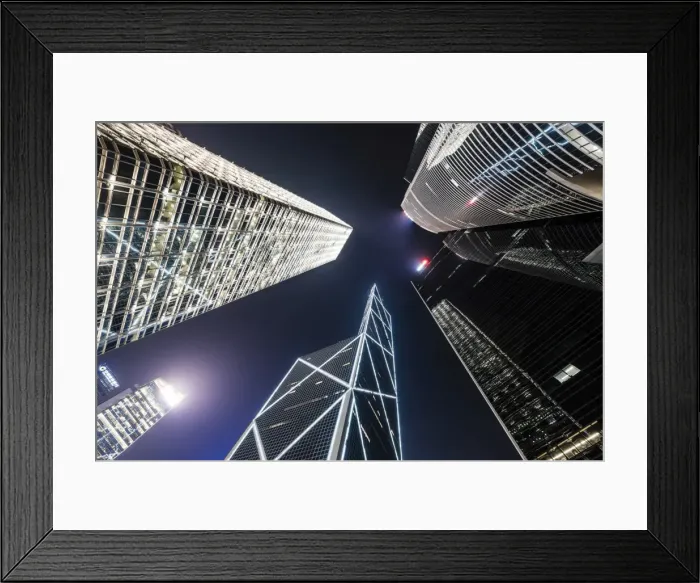 Framed Print : Exterior of Bank of China Building, Central, Hong Kong Island, China, Asia Framed Print : Exterior of Bank of China Building, Central, Hong Kong Island, China, Asia
