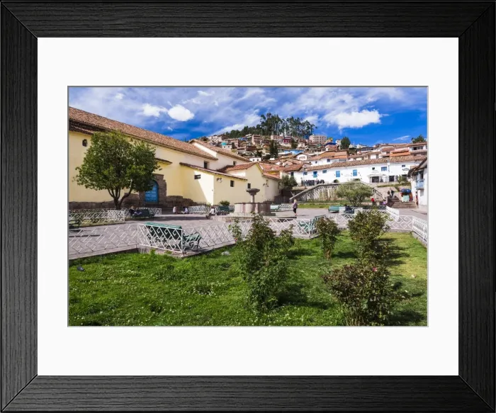 Framed Print : San Blas Square (Plazoleta de San Blas), Cusco, Cusco Region, Peru, South America Framed Print : San Blas Square (Plazoleta de San Blas), Cusco, Cusco Region, Peru, South America