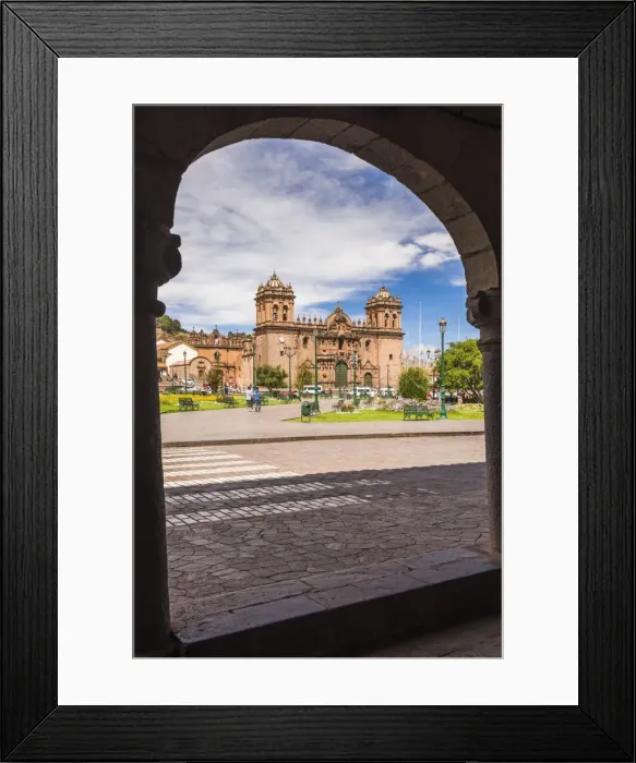 Framed Print : Cusco Cathedral Basilica of the Assumption of the Virgin, Plaza de Armas, UNESCO Framed Print : Cusco Cathedral Basilica of the Assumption of the Virgin, Plaza de Armas, UNESCO