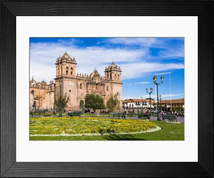 Framed Print : Cusco Cathedral Basilica of the Assumption of the Virgin, Plaza de Armas, UNESCO Framed Print : Cusco Cathedral Basilica of the Assumption of the Virgin, Plaza de Armas, UNESCO