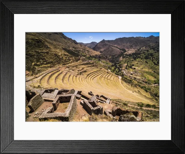 Framed Print : Pisac Inca Ruins, Sacred Valley of the Incas (Urubamba Valley), near Cusco, Peru Framed Print : Pisac Inca Ruins, Sacred Valley of the Incas (Urubamba Valley), near Cusco, Peru