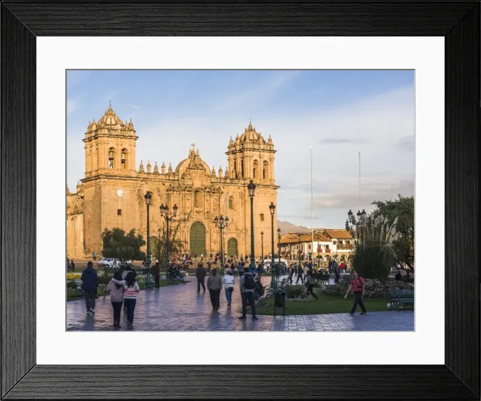 Framed Print : Cusco Cathedral Basilica of the Assumption of the Virgin, Plaza de Armas, UNESCO Framed Print : Cusco Cathedral Basilica of the Assumption of the Virgin, Plaza de Armas, UNESCO