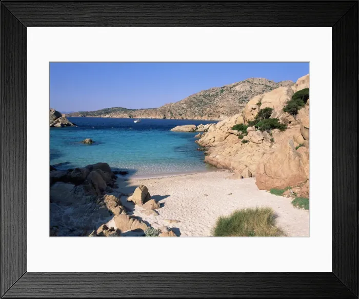Framed Print : Bay and beach Framed Print : Bay and beach