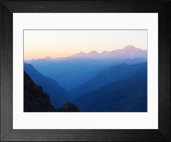Framed Print : Mont Blanc, 4810m, at sunset, Haute Savoie, Rhone Alpes, France, Europe Framed Print : Mont Blanc, 4810m, at sunset, Haute Savoie, Rhone Alpes, France, Europe