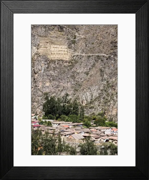 Framed Print : Pinkullyuna Inca Storehouses above Ollantaytambo, Sacred Valley of the Incas (Urubamba Valley) Framed Print : Pinkullyuna Inca Storehouses above Ollantaytambo, Sacred Valley of the Incas (Urubamba Valley)