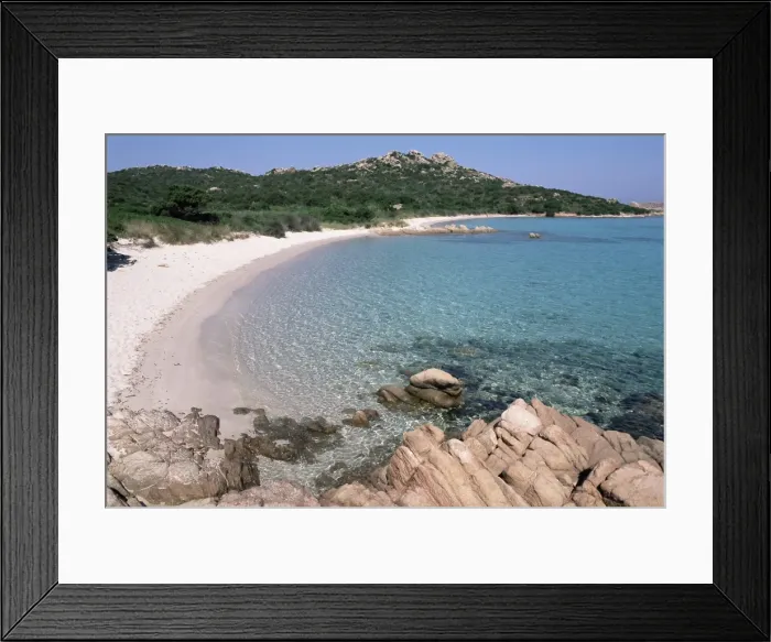 Framed Print : Bay and beach Framed Print : Bay and beach