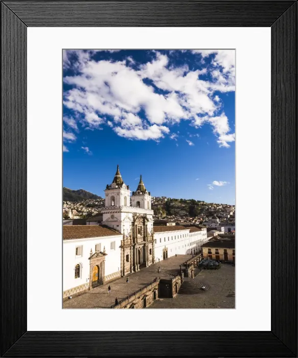 Framed Print : City of Quito, the Historic Centre of Quito Old Town, UNESCO World Heritage Site Framed Print : City of Quito, the Historic Centre of Quito Old Town, UNESCO World Heritage Site