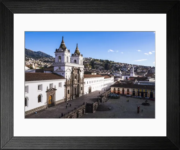 Framed Print : City of Quito, the Historic Centre of Quito Old Town, UNESCO World Heritage Site Framed Print : City of Quito, the Historic Centre of Quito Old Town, UNESCO World Heritage Site