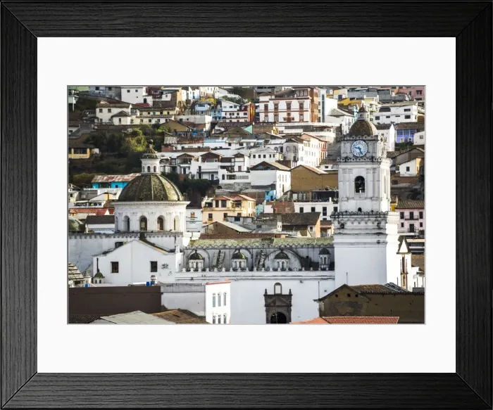 Framed Print : Architectural details at the Old City of Quito, UNESCO World Heritage Site, Ecuador Framed Print : Architectural details at the Old City of Quito, UNESCO World Heritage Site, Ecuador