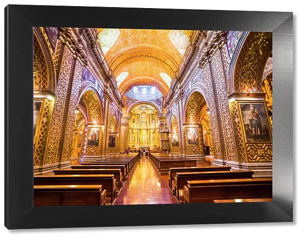 La Iglesia de la Compania de Jesus, City of Quito, Ecuador, South America