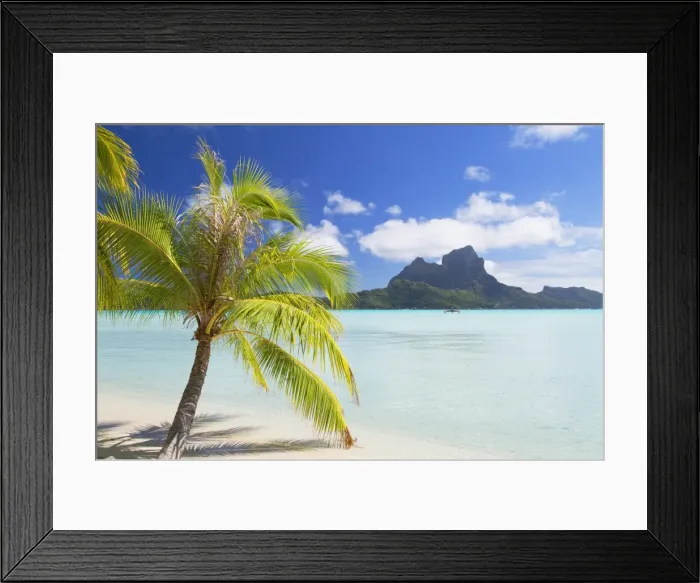 Framed Print : Bora Bora, Society Islands, French Polynesia, South Pacific, Pacific Framed Print : Bora Bora, Society Islands, French Polynesia, South Pacific, Pacific